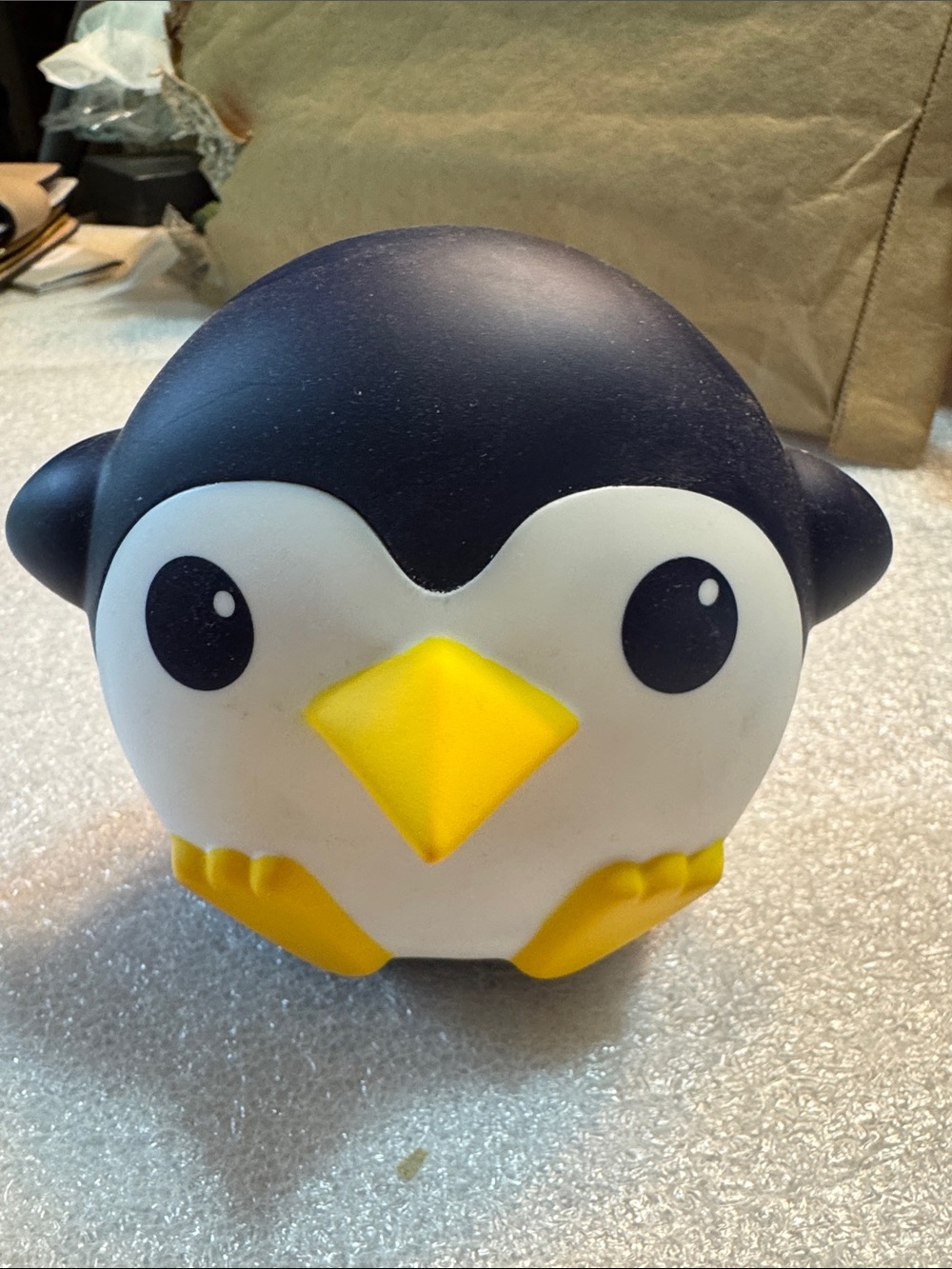 Interactive Penguin Toy - Black, White & Yellow - Picture 6 of 9